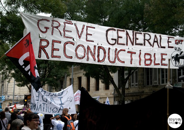 Manifestation contre la réforme sur les retraites
