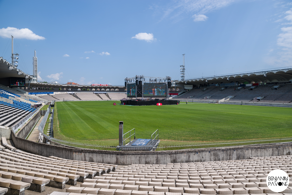 Fan Zone du Stade Chaban Delmas à Bordeaux - Finale de la coupe du monde 2018